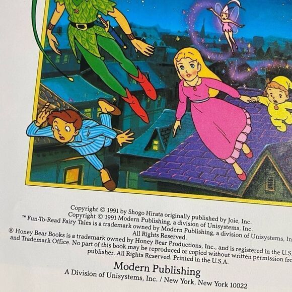 Peter Pan (Honey Bear Books) Vintage Book - Picture 3 of 3